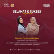 Helmalia Putri dan Mei Listiana, Mahasiswi PBS UAD lolos Program Pertukaran Mahasiswa Merdeka 4