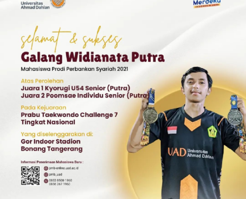 Galang Widianata Putra, Mahasiswa Perbankan Syariah UAD